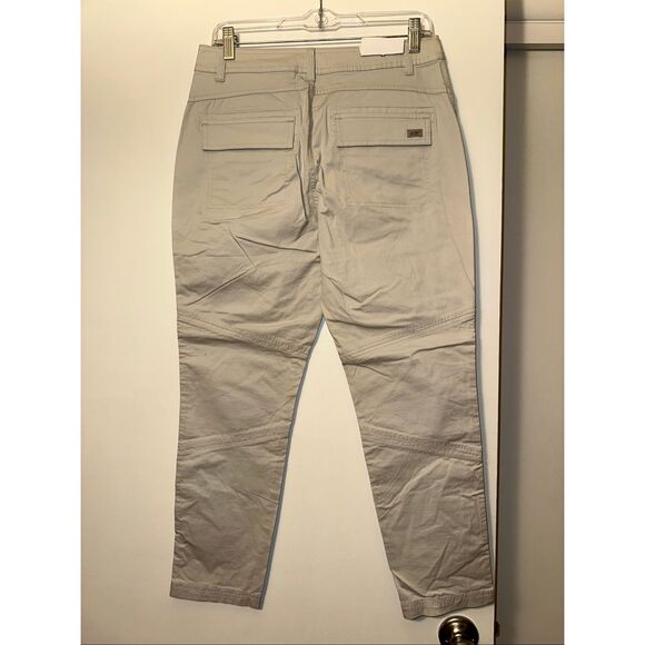 Eddie Bauer Women’s Size 6 City Scape Ankle Pants Cement Khaki Tan NWT - Picture 3 of 9